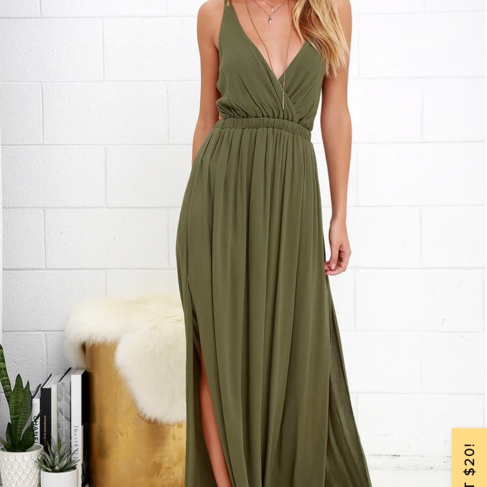 Lulus Lost in Paradise Maxi Dress